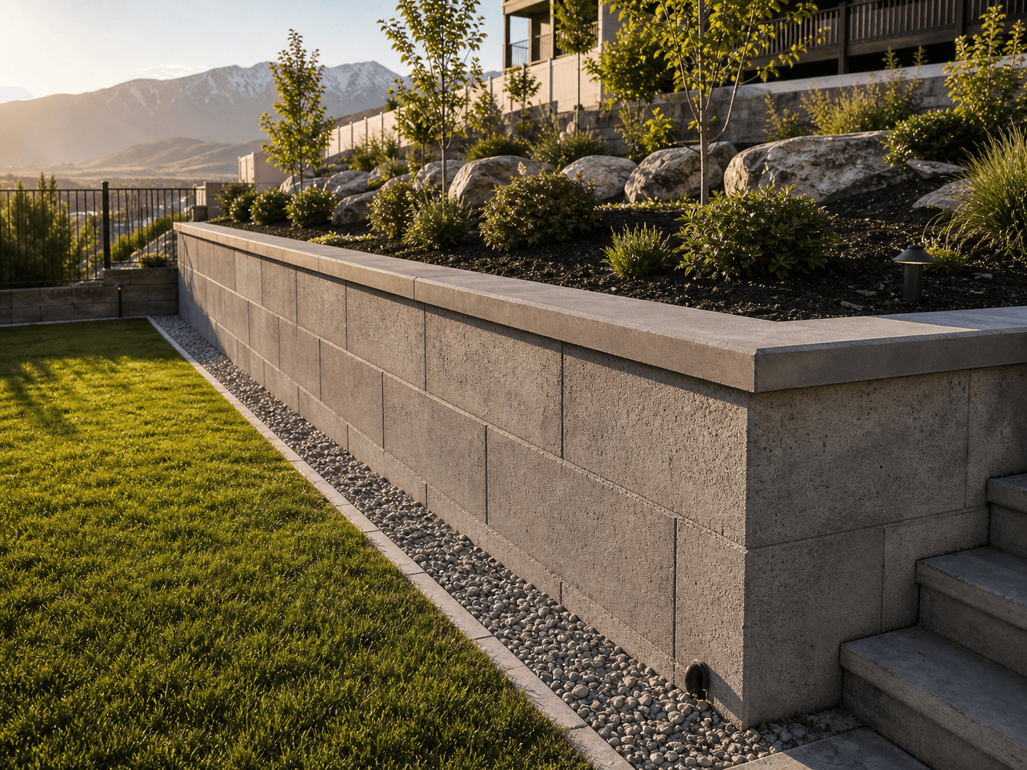 Retaining Walls in Bountiful